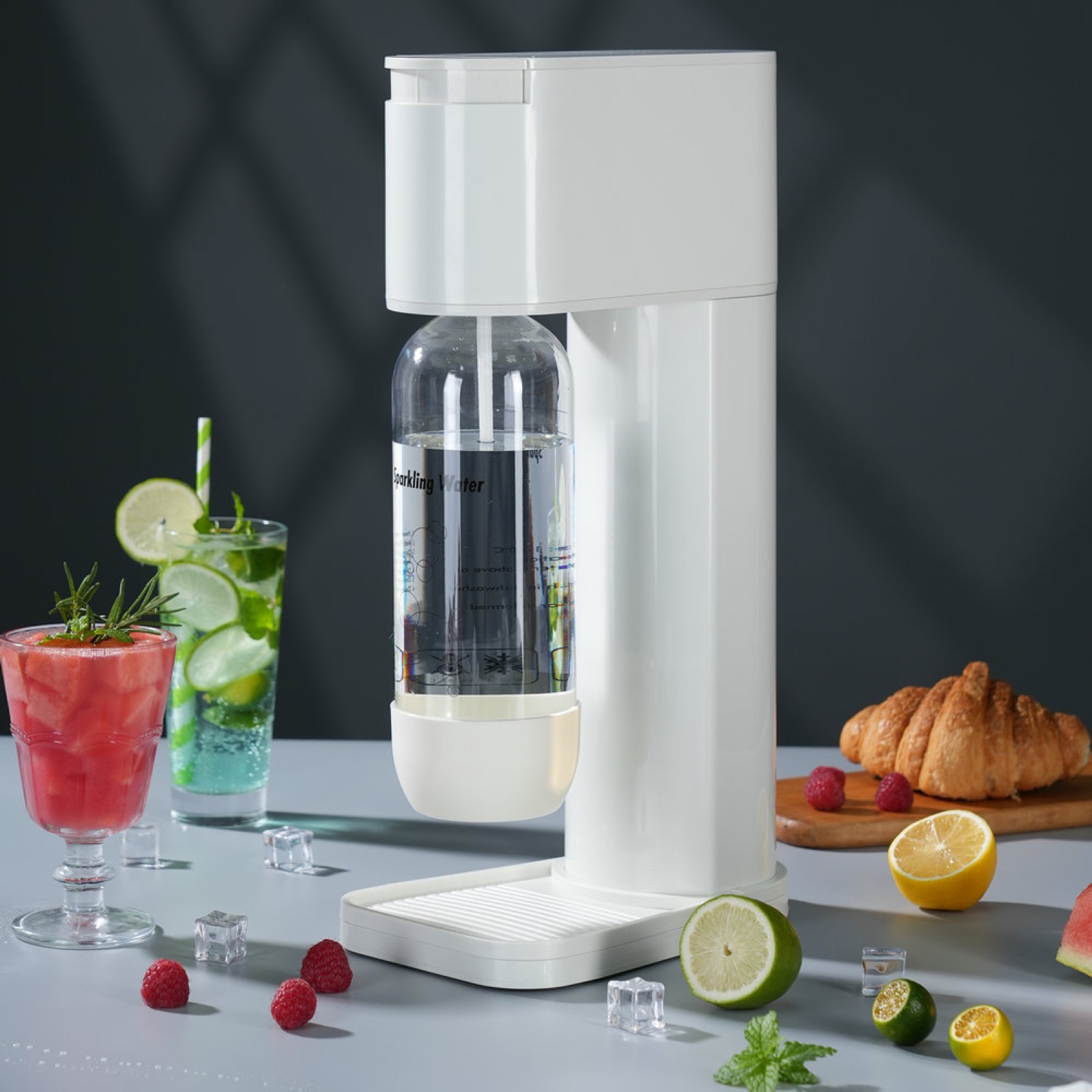 White NS-SM01 Compact Soda Maker