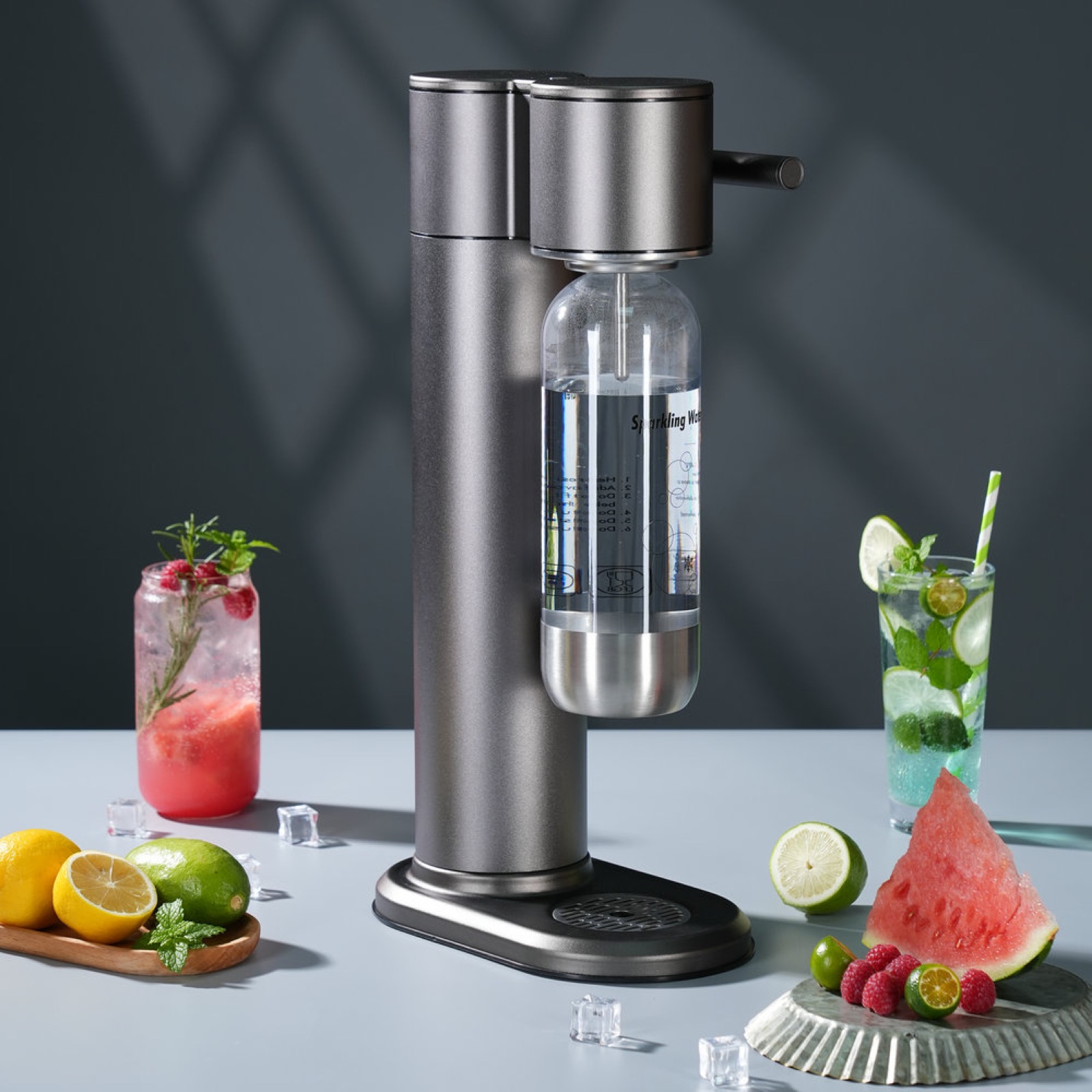 Gray NS-SM03 Aluminium Soda Maker